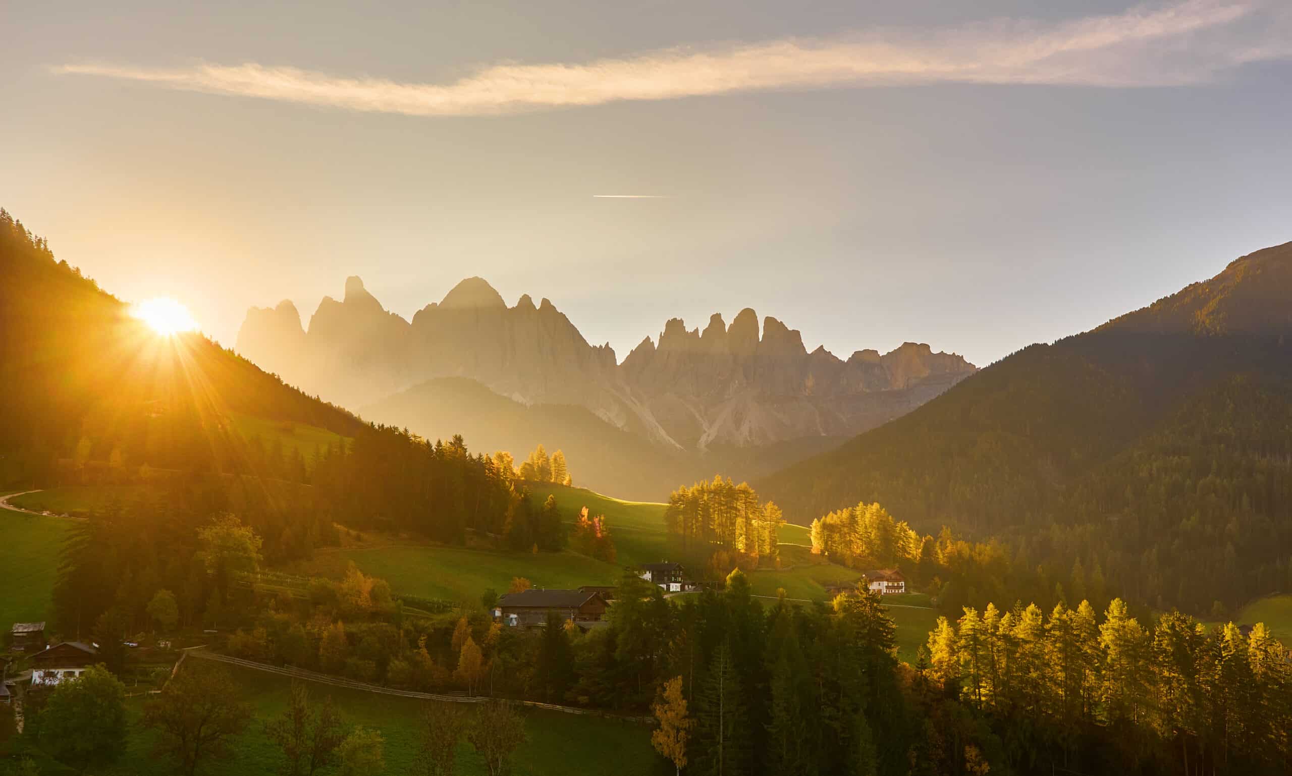 Santa Maddalena in Dolomites Range,South Tyrol