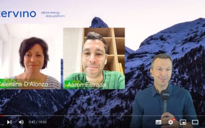 Energy data for the Alpine Space – video-interview on the CERVINO survey platform with two experts from Eurac Research